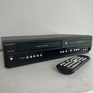 Magnavox DVD Recorder VCR Combo Unisex OS Black ZV427MG9 HDMI 1080p 4-Head Hi-Fi